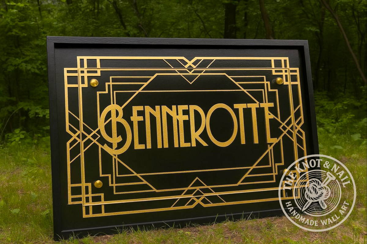 The Gatsby | Art Deco Geometric Wall Panel